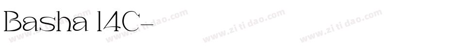 Basha 14C字体转换